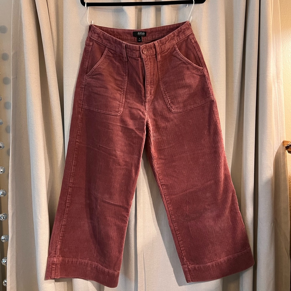 Corduroy dusty purple pants